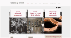 Desktop Screenshot of galleriarossini.com