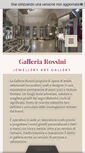 Mobile Screenshot of galleriarossini.com